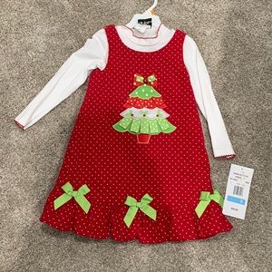 Little girls Christmas dress